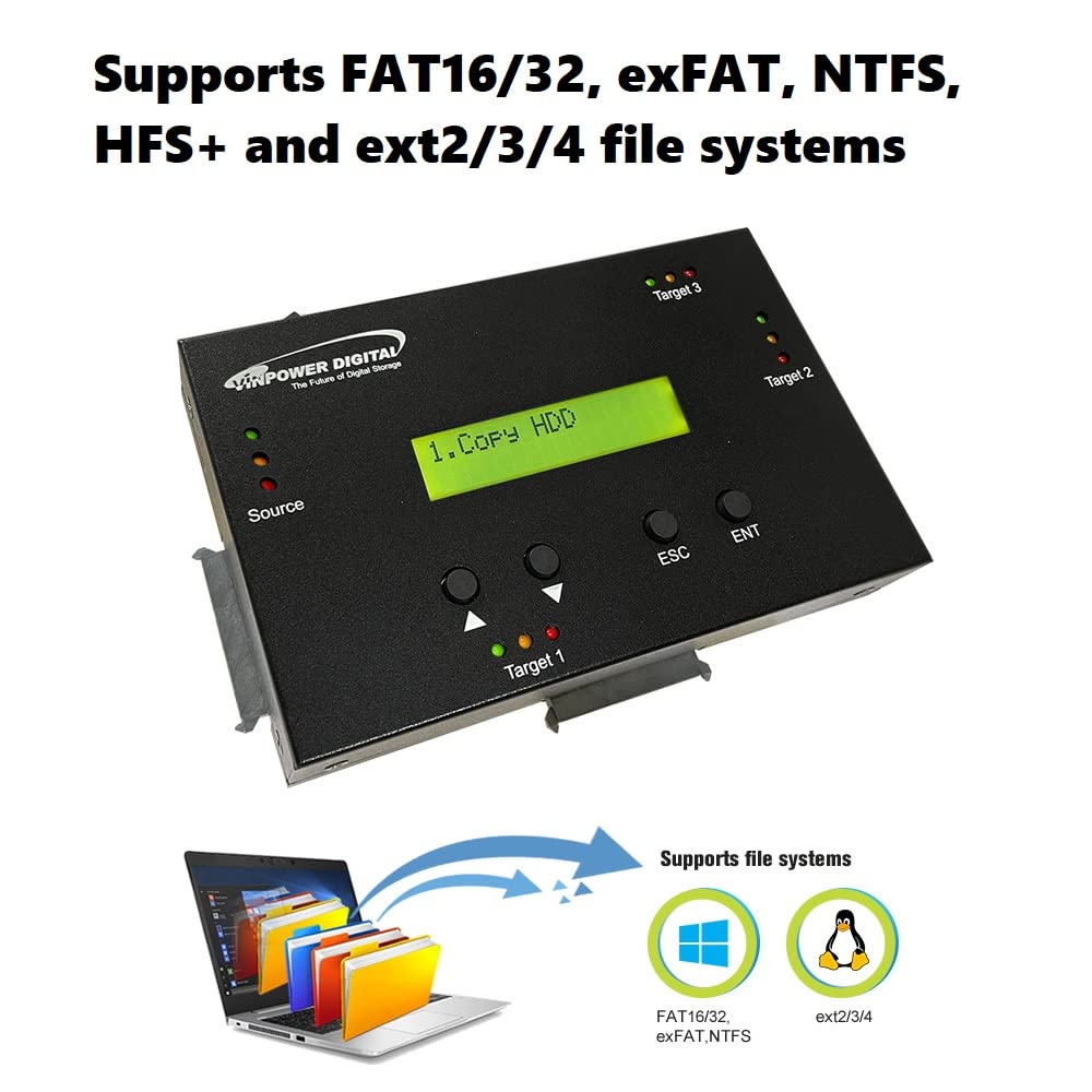 3台のハードドライブ Amazon | Vinpower 1~3 SATA 2.5インチ&3.5インチハードディスク